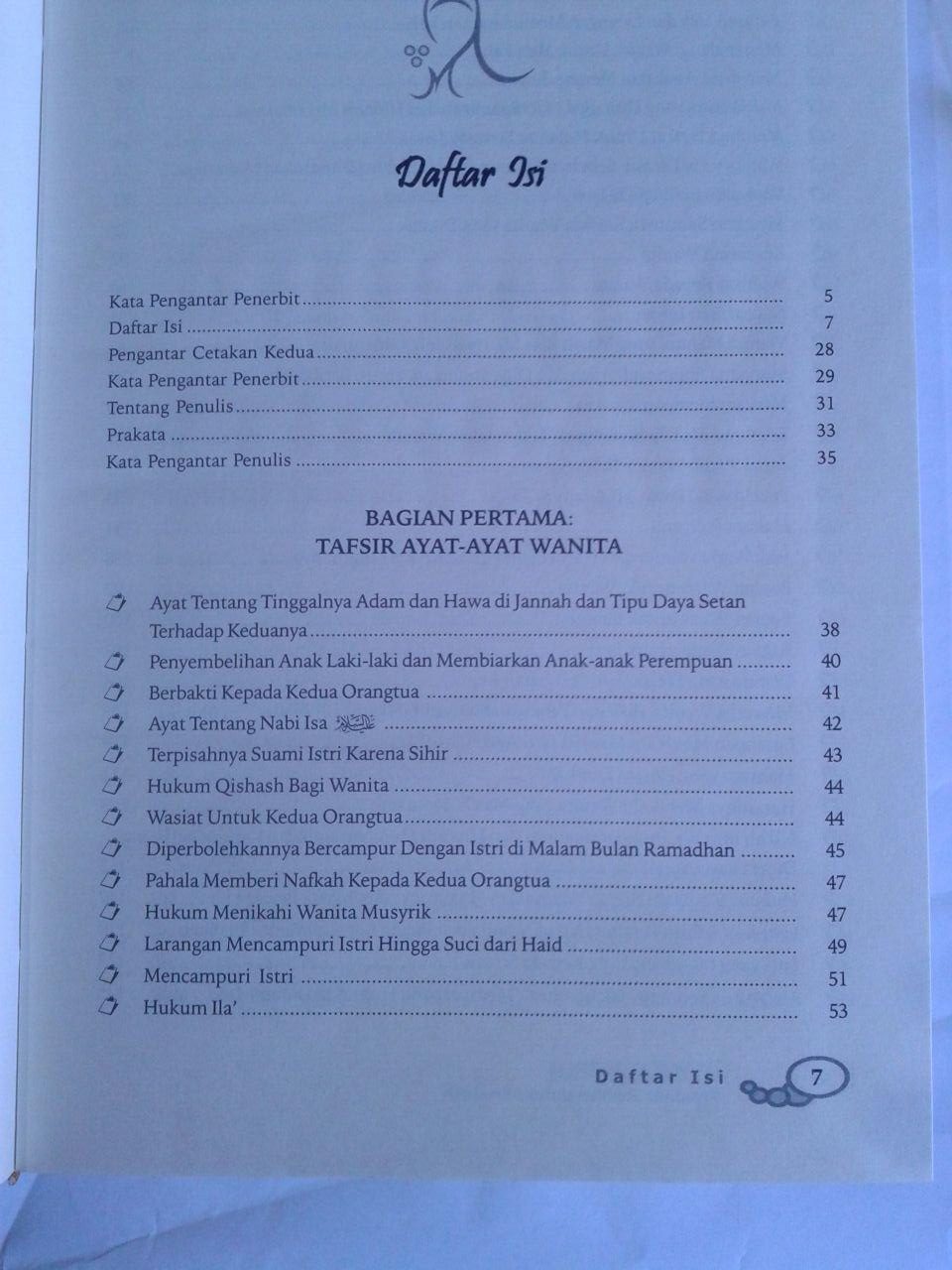 Buku Husnul Uswah Riyadhus Shalihin Untuk Muslimah isi