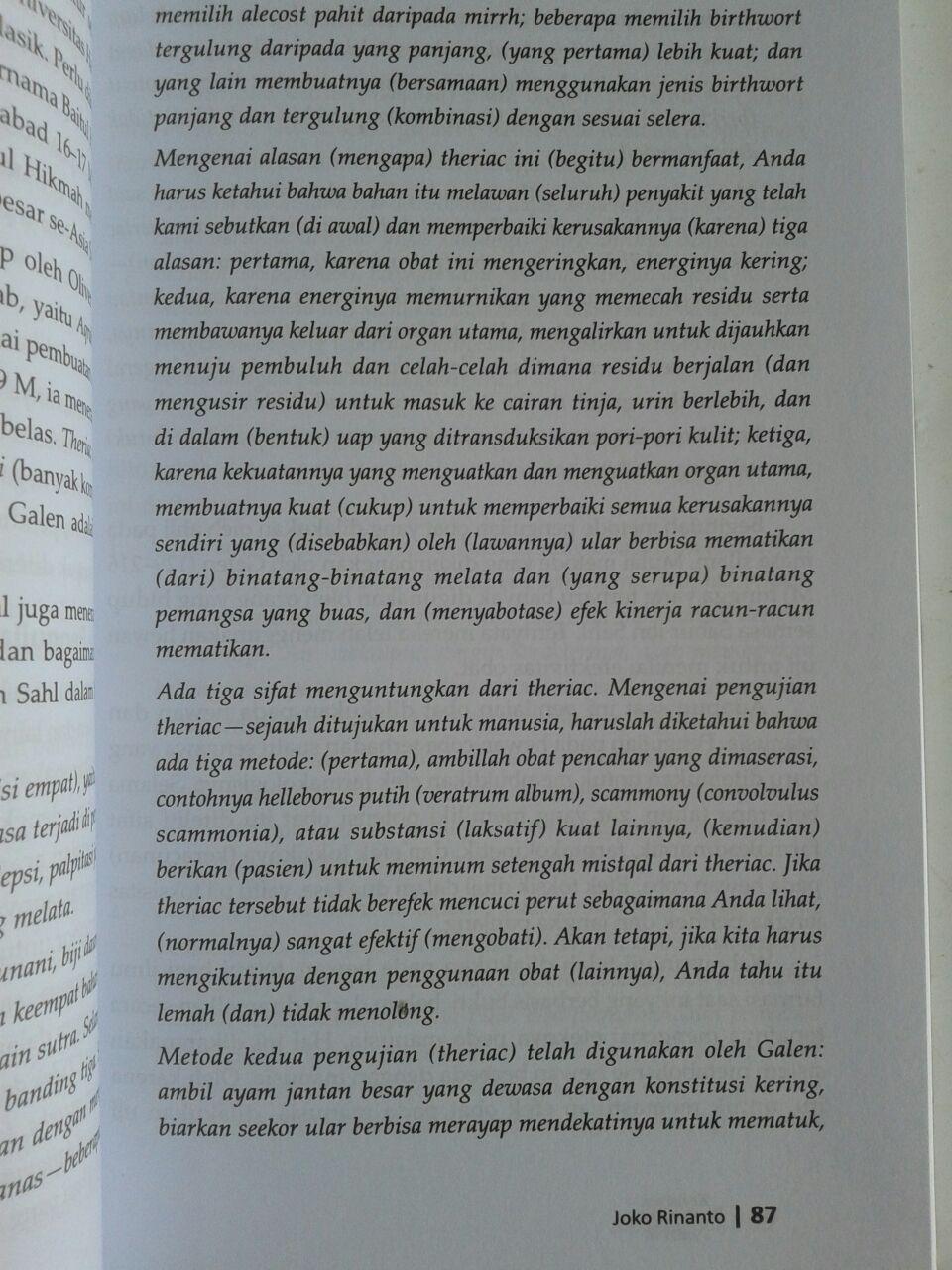 Buku Keajaiban Resep Obat Nabi Menurut Sains Klasik Dan Modern isi 3