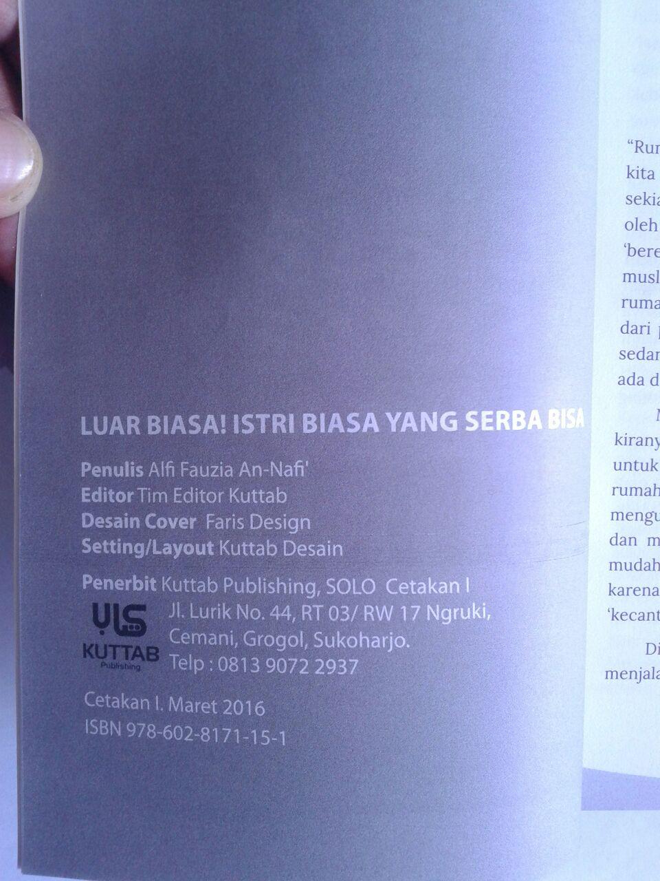 Buku Luar Biasa! Istri Biasa Yang Serba Bisa isi 2