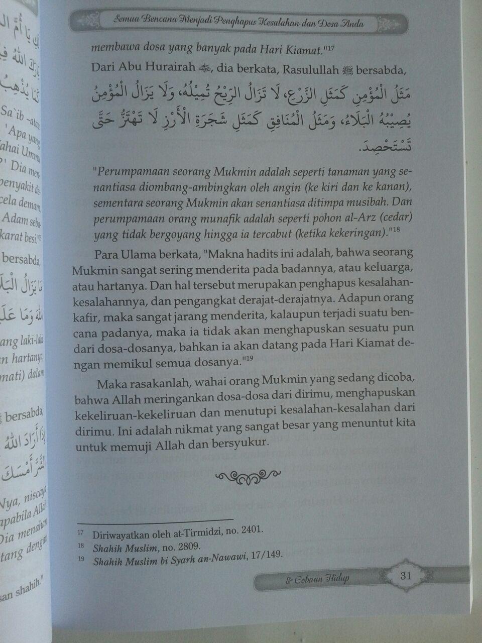 Buku Menghadapi Ujian Dan Cobaan Hidup Dalam Bimbingan Quran Sunnah isi