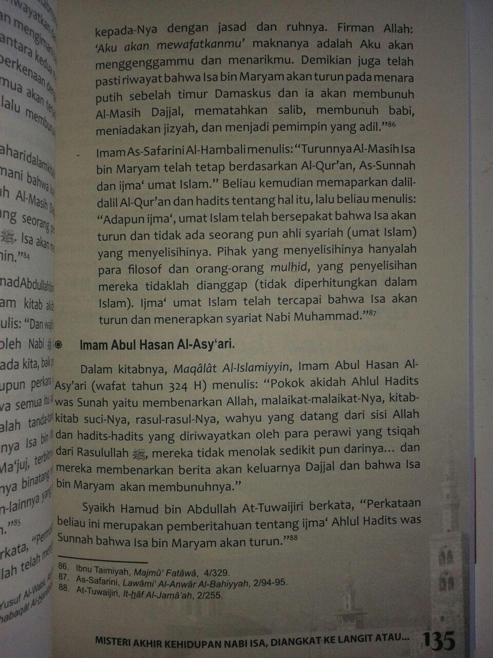 Buku Nabi Isa Akan Turun Di Langit Damaskus isi