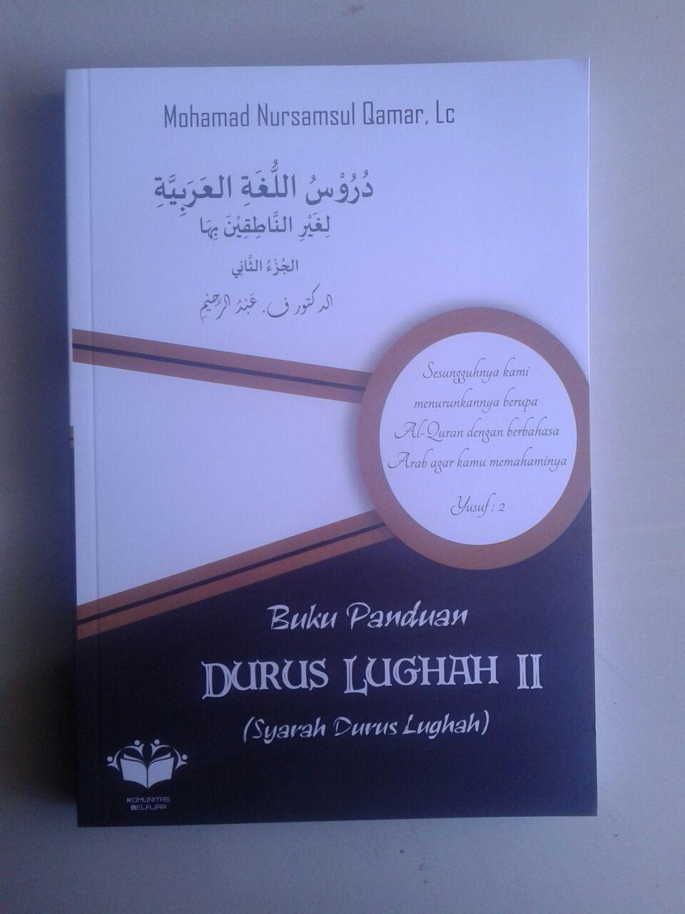 Buku Panduan Durus Lughah 2 Syarah Durusul Lughah cover 2