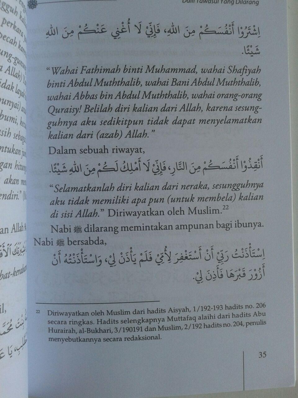 Buku Rahasia Dan Mukjizat Tawasul Panduan Tatacara Tawasul isi