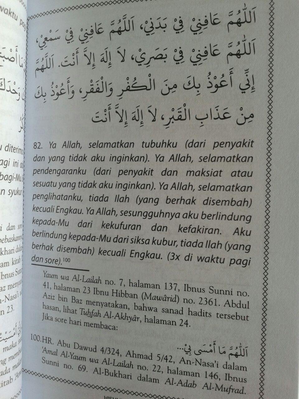 Buku Saku Hishnul Muslim Panduan Doa Dan Dzikir Sehari Hari isi 2