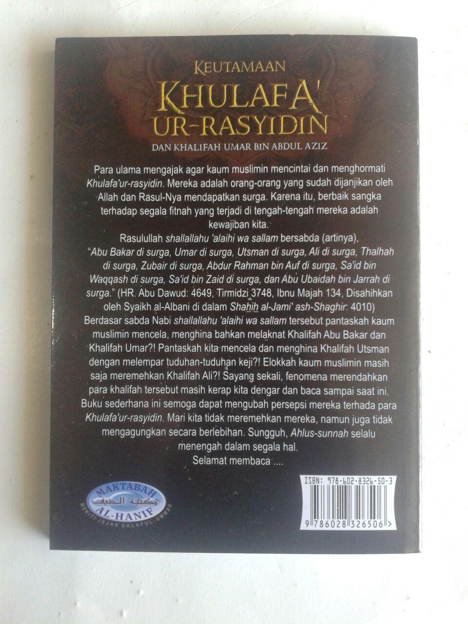 Buku Saku Keutamaan Khulafaur Rasyidin Dan Umar bin Abdul Aziz cover