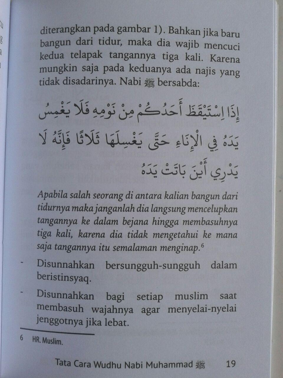 Buku Saku Tata Cara Wudhu Nabi Dilengkapi Mandi Janabah Tayamum isi 2