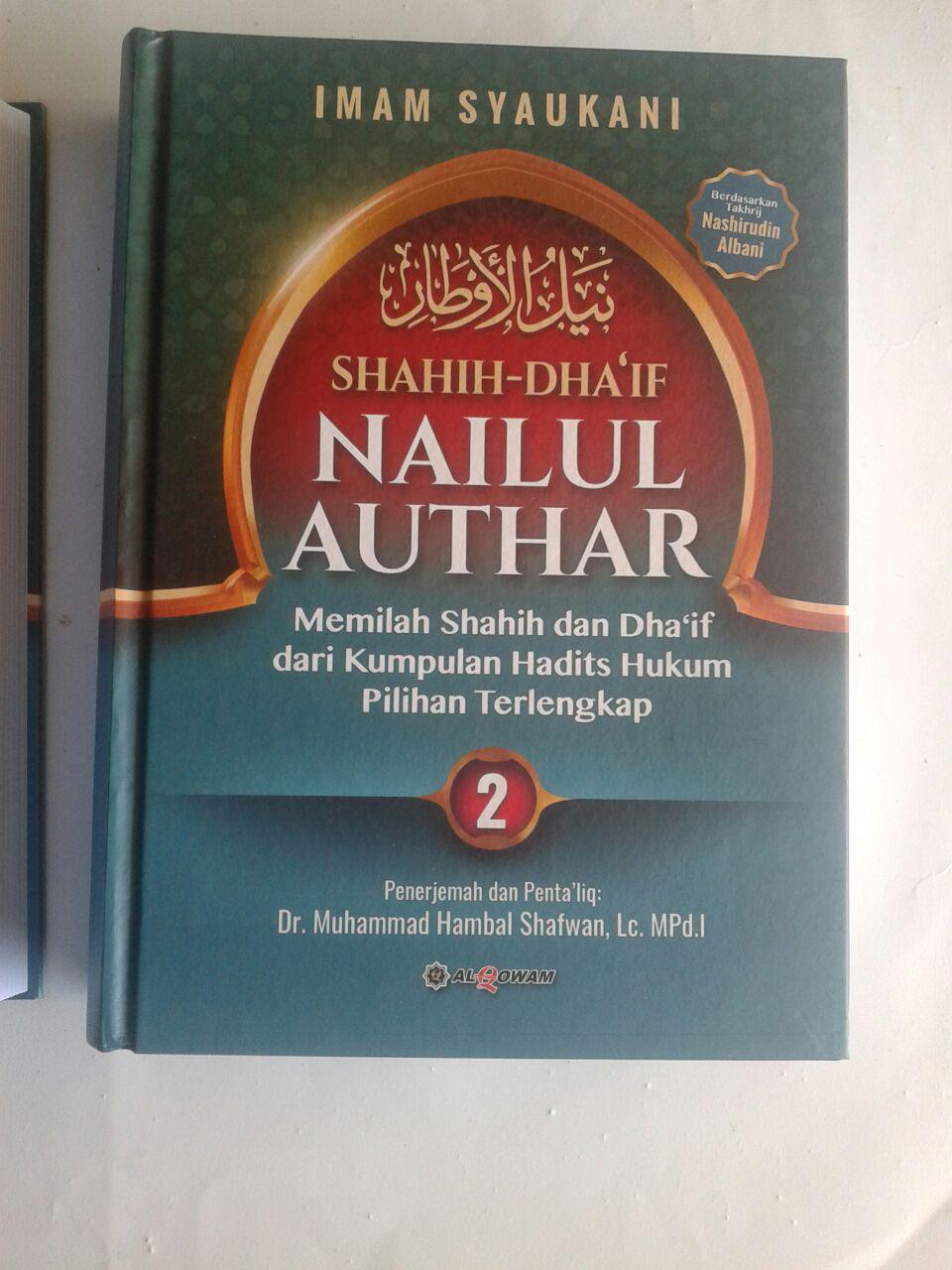 Buku Shahih Dhaif Nailul Authar Kumpulan Hadits Hukum Terlengkap cover 2