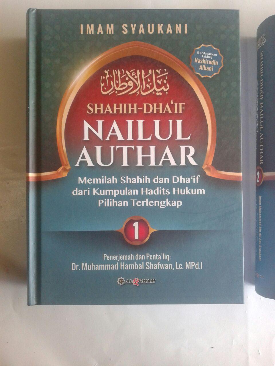 Buku Shahih Dhaif Nailul Authar Kumpulan Hadits Hukum Terlengkap cover
