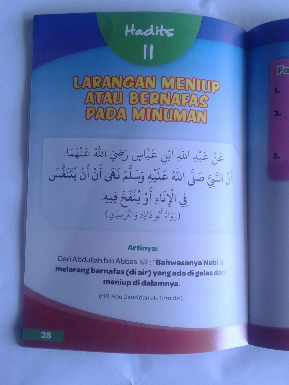 Buku 20 Hadits Pilihan Untuk Anak isi 3