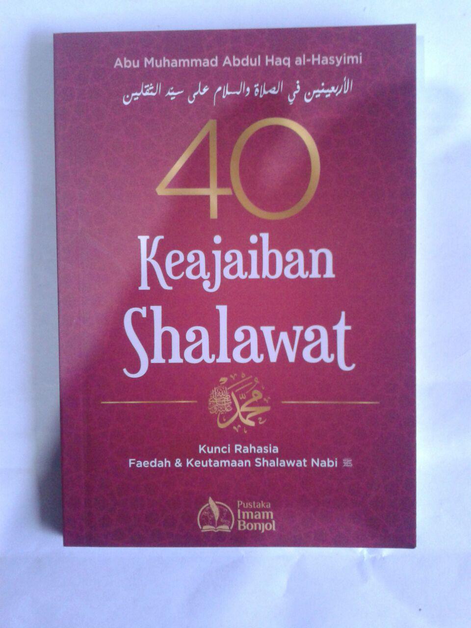 Buku 40 Keajaiban Shalawat Kunci Rahasia Shalawat Nabi cover 2