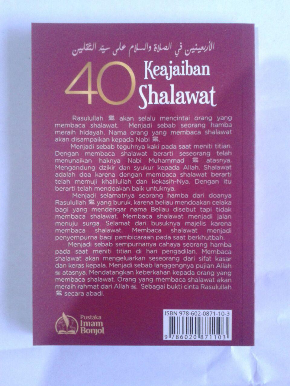 Buku 40 Keajaiban Shalawat Kunci Rahasia Shalawat Nabi cover