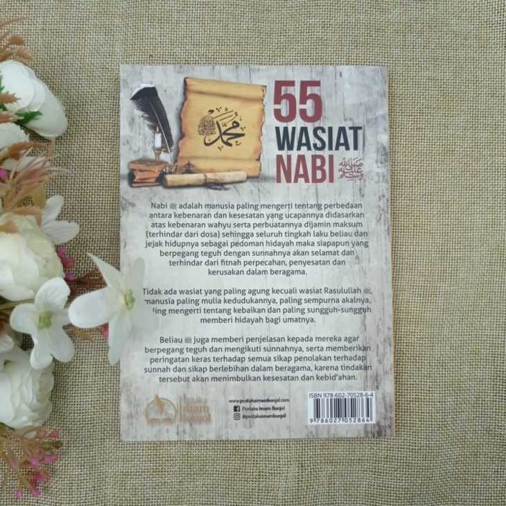 Buku 55 Wasiat Nabi Yang Paling Inspiratif Dan Edukatif