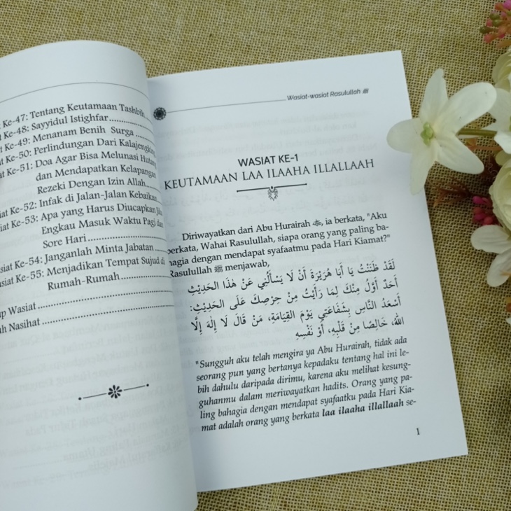 Buku 55 Wasiat Nabi Yang Paling Inspiratif Dan Edukatif