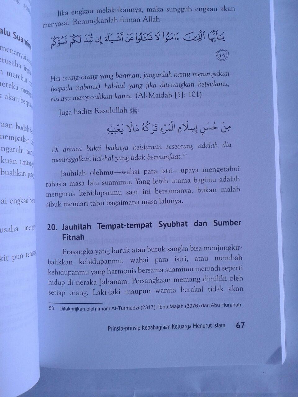 Buku Bahagia Bersamamu Mewujudkan Sakinah Mawadah Warahmah isi