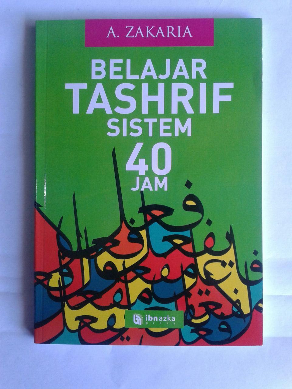 Buku Belajar Tashrif Sistem 40 Jam cover