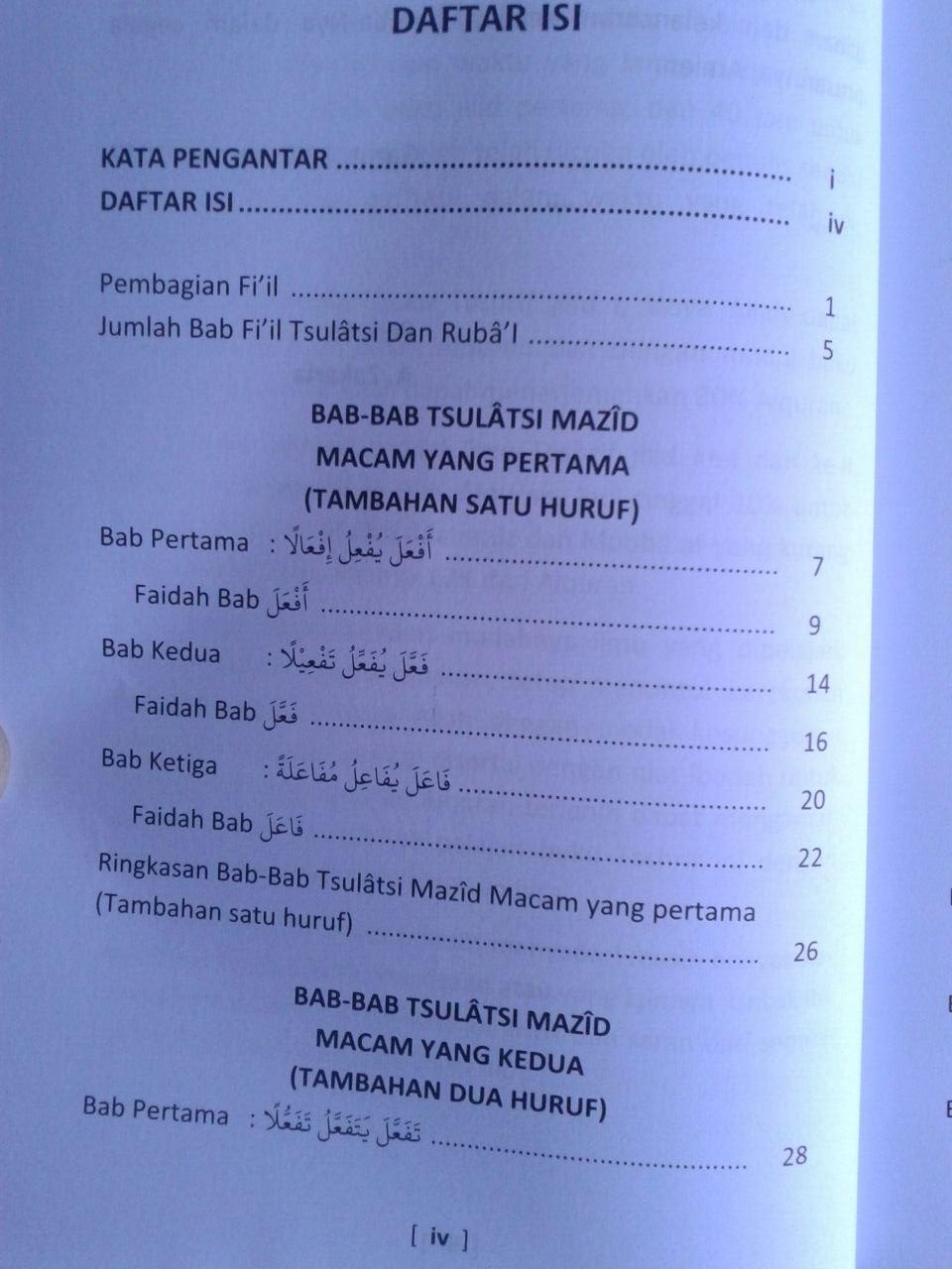 Buku Belajar Tashrif Sistem 40 Jam isi 3
