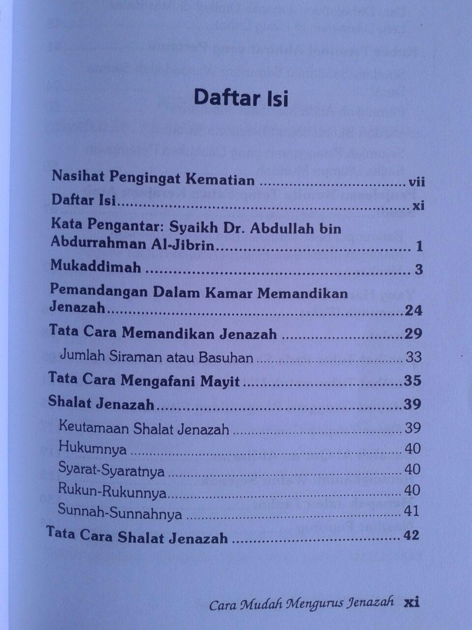 Buku Cara Mudah Mengurus Jenazah Plus Gambar Petunjuk isi