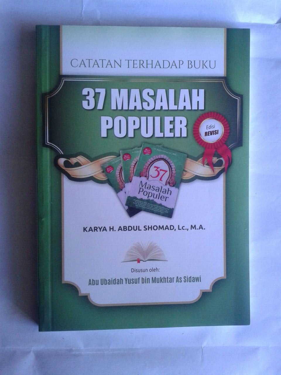 Buku Catatan Terhadap Buku 37 Masalah Populer cover
