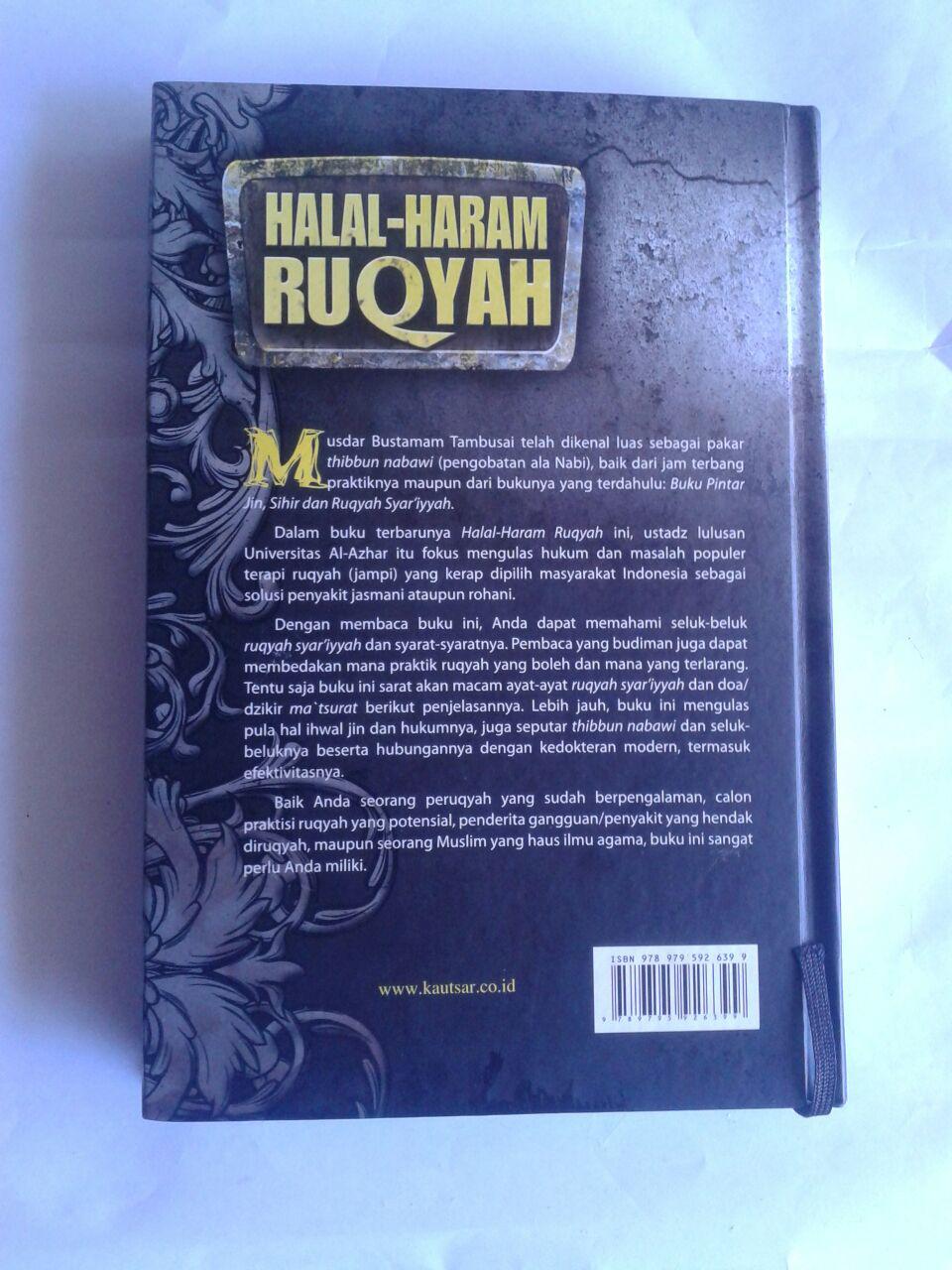 Buku Halal Haram Ruqyah Tuntunan Syariah Mengatasi Sihir cover