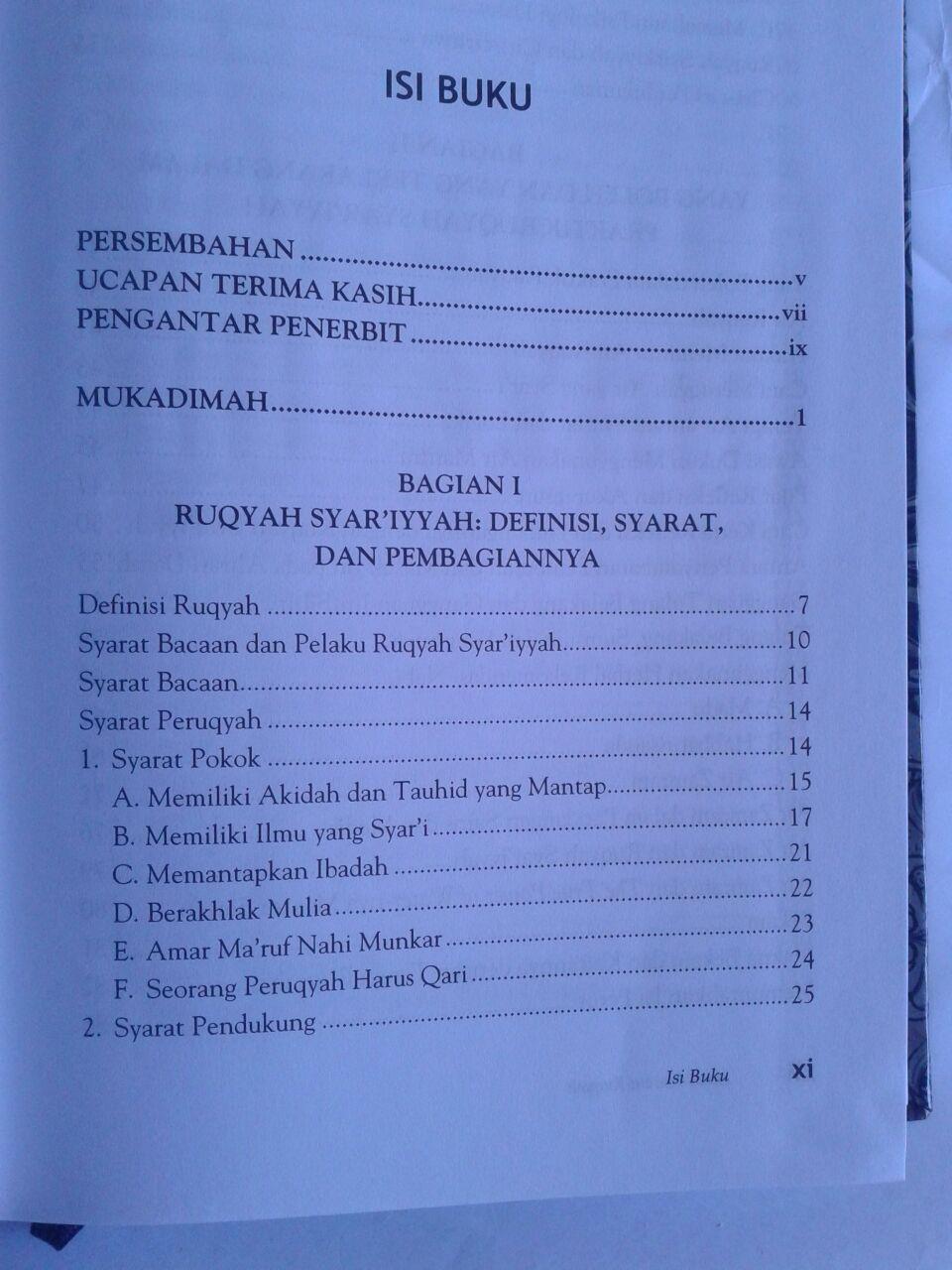 Buku Halal Haram Ruqyah Tuntunan Syariah Mengatasi Sihir isi 3