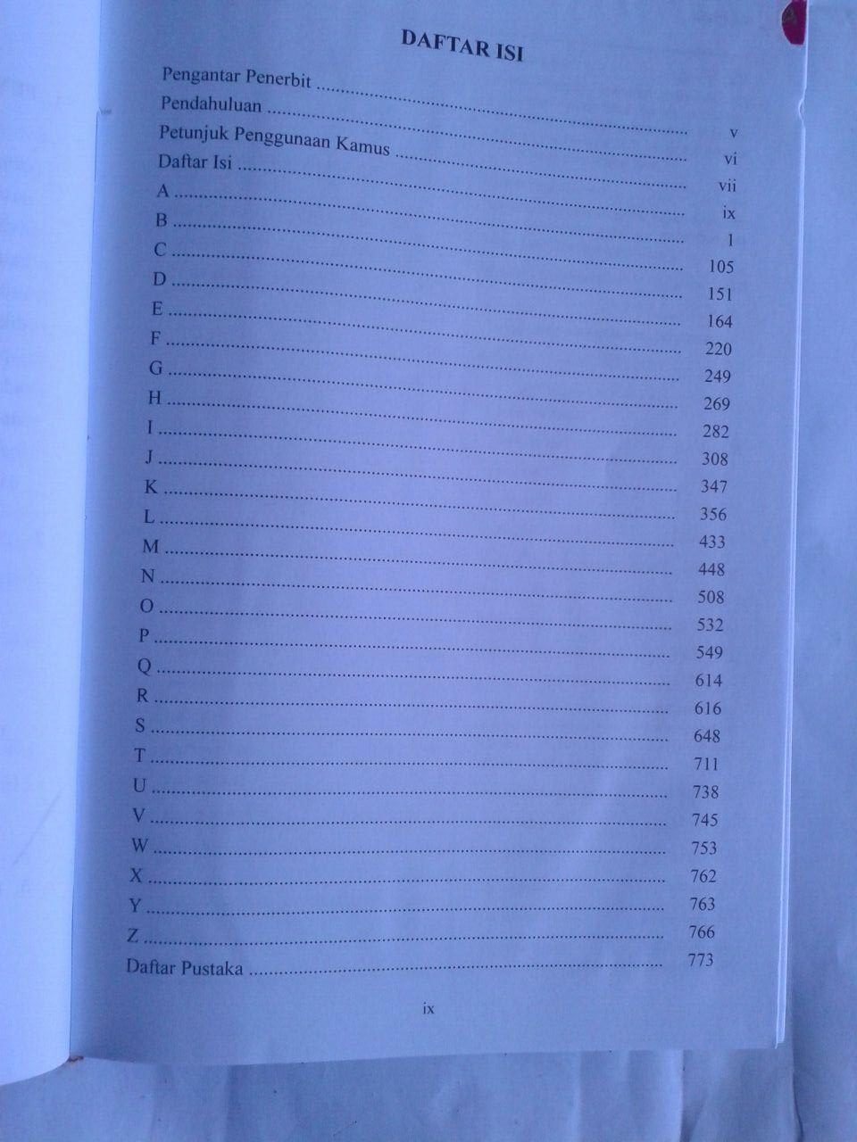 Buku Kamus Istilah Modern Al-Munawwir Indonesia-Arab isi 3