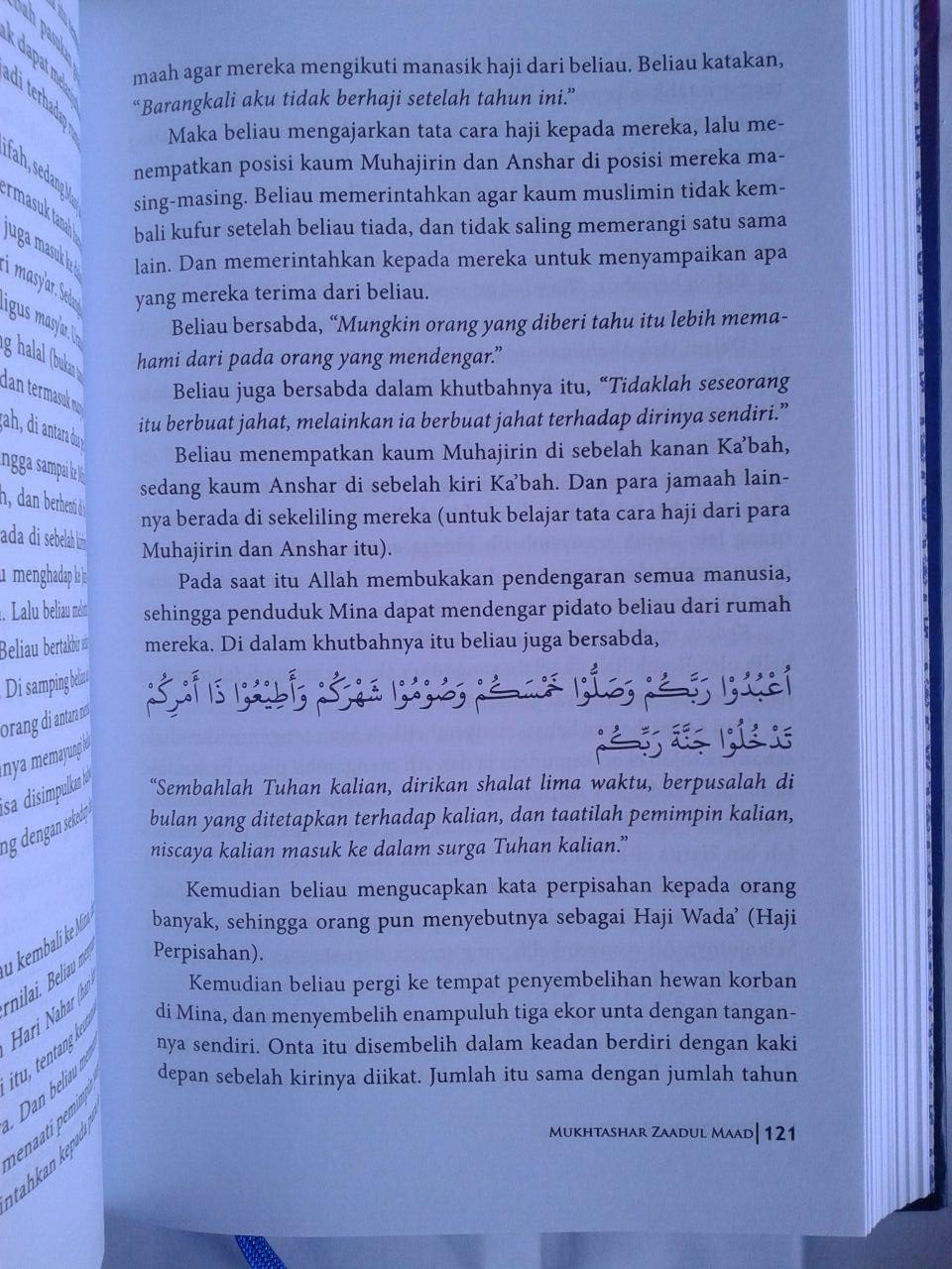 Buku Mukhtashar Zaadul Maad Bekal Hidup Muslim isi 2