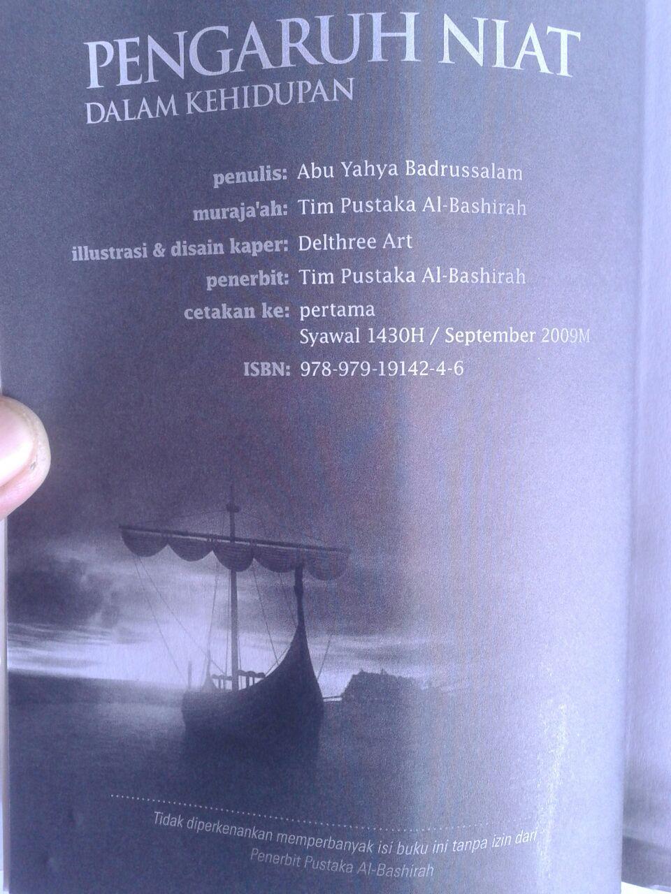 Buku Pengaruh Niat Dalam Kehidupan isi 2