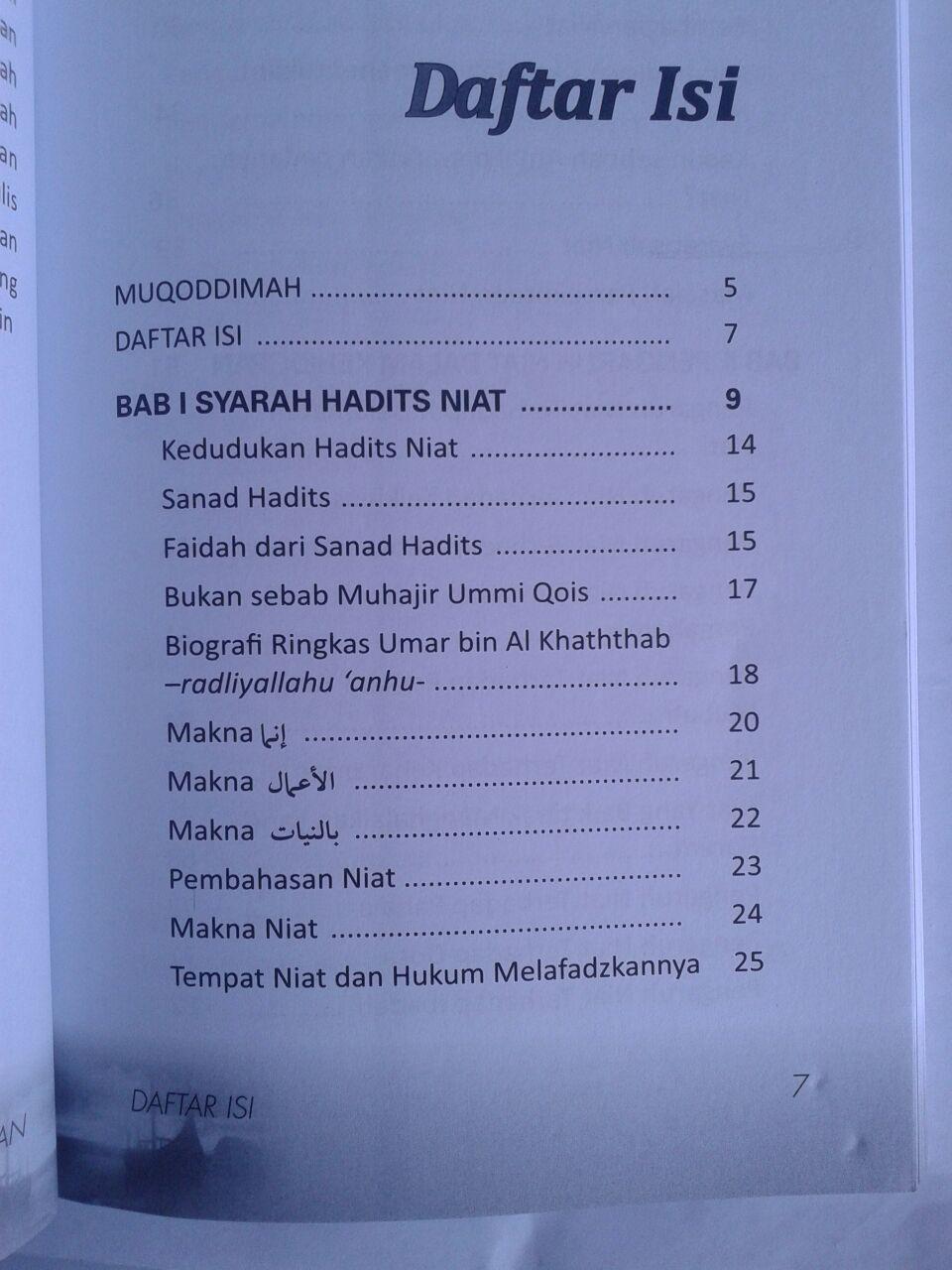 Buku Pengaruh Niat Dalam Kehidupan isi 3