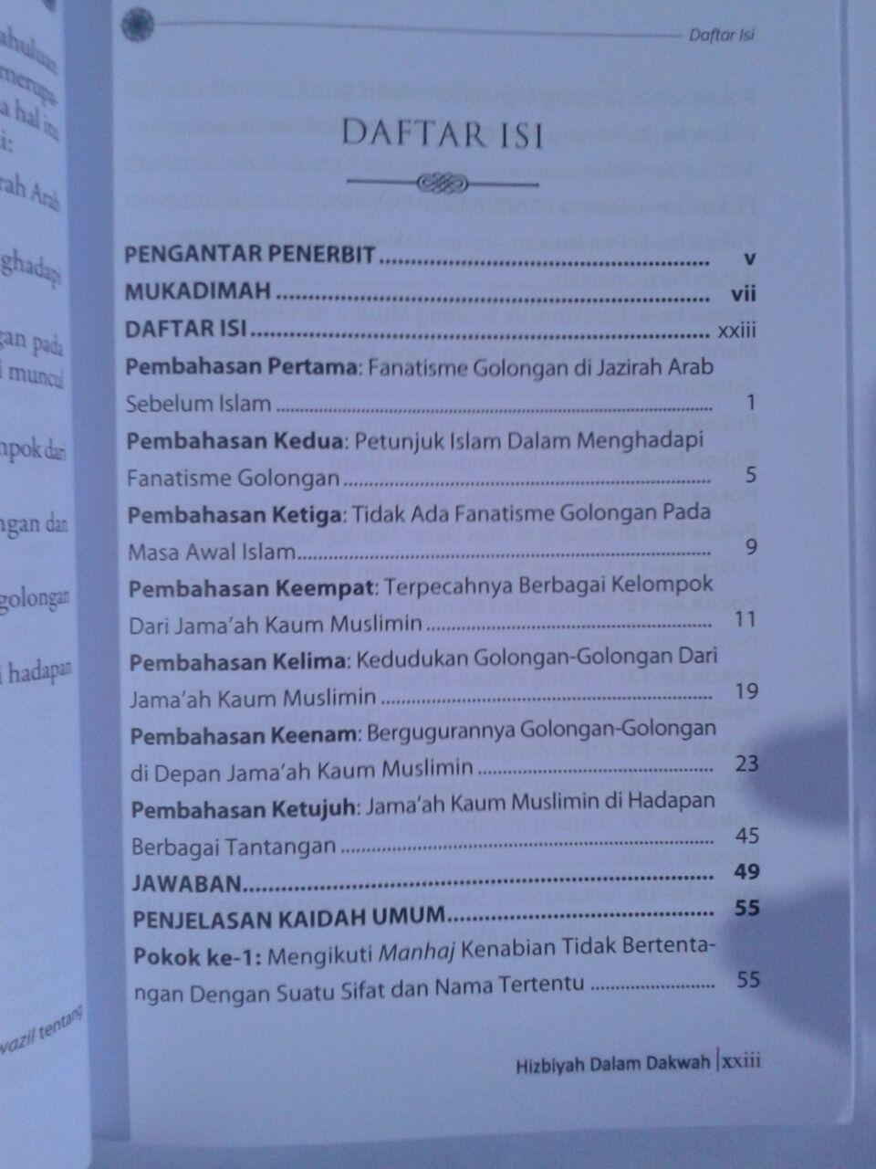 Buku Perlukan Hizbiyah Dalam Dakwah isi 3