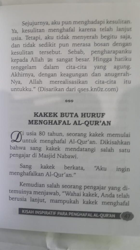 Buku Saku 11 Kaidah Emas Menghafal Al-Qur'an isi