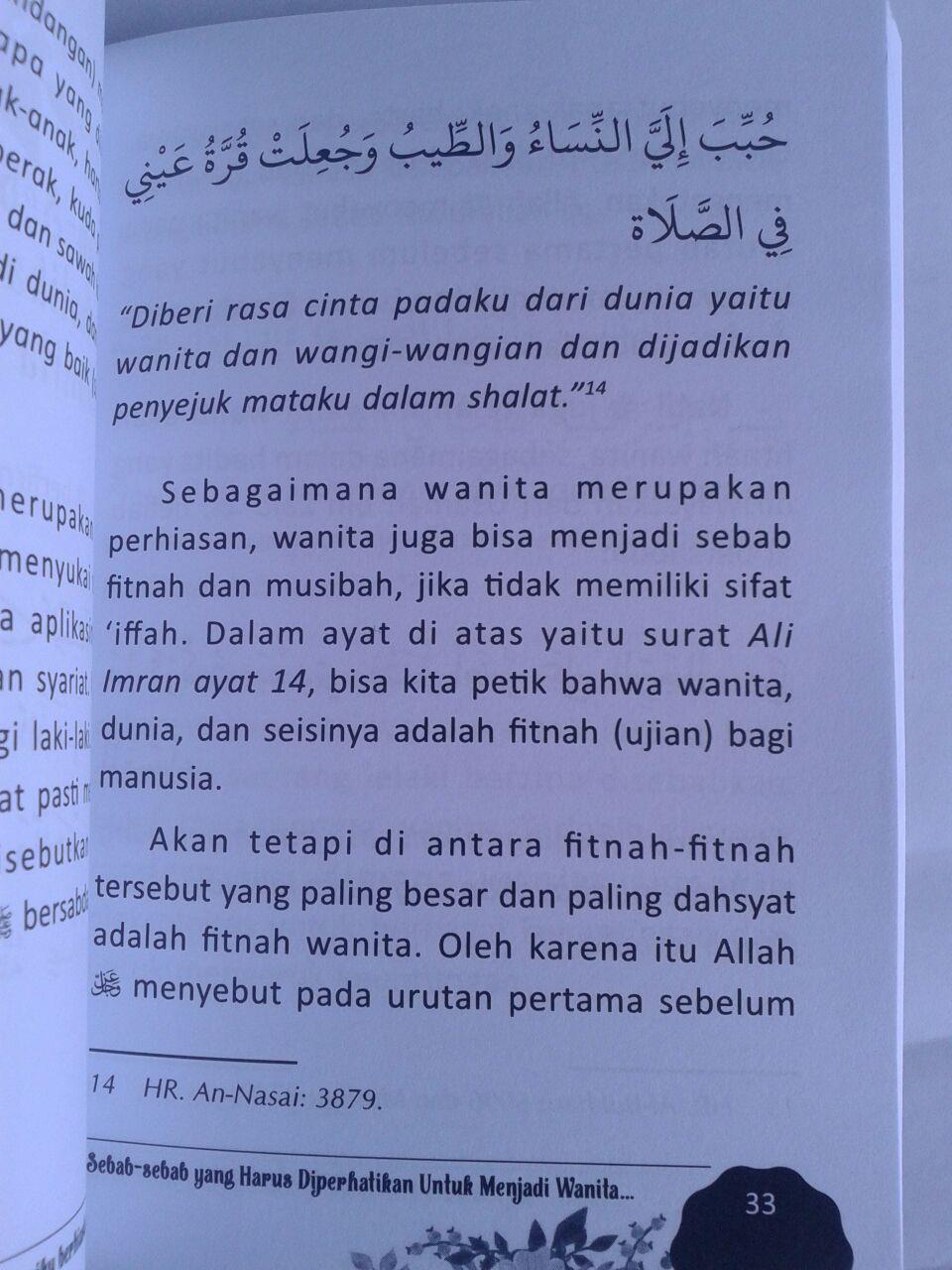 Buku Saudariku Berhiaslah Dengan Iffah Kehormatan Diri isi 3