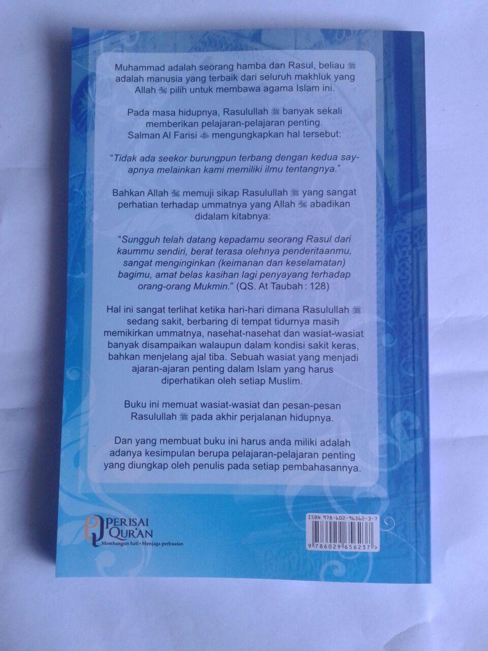 Buku Selamat Tinggal Umatku Pesan Pesan Terakhir Rasulullah cover