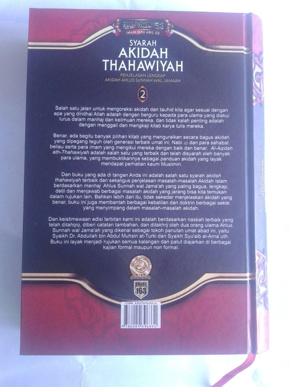 Buku Syarah Akidah Thahawiyah Akidah Ahlussunnah cover 2