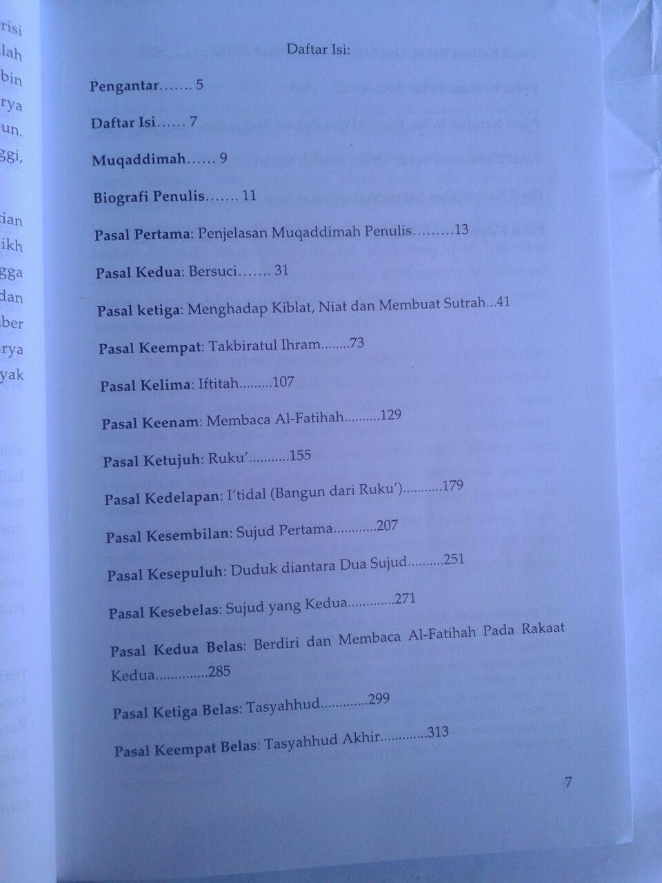 Buku Syarah Kaifiyat Penjelasan Tata Cara Shalat Nabi Syaikh Bin Baz isi 3