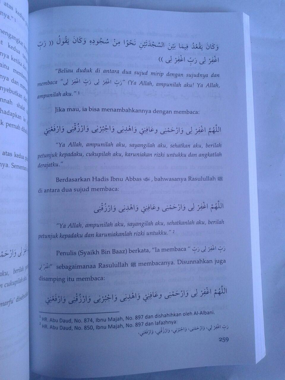 Buku Syarah Kaifiyat Penjelasan Tata Cara Shalat Nabi Syaikh Bin Baz isi 4