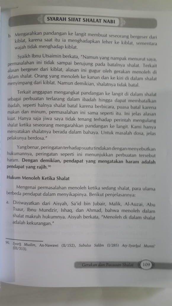 Buku Syarah Sifat Shalat Nabi Penjelasan Terlengkap isi 3