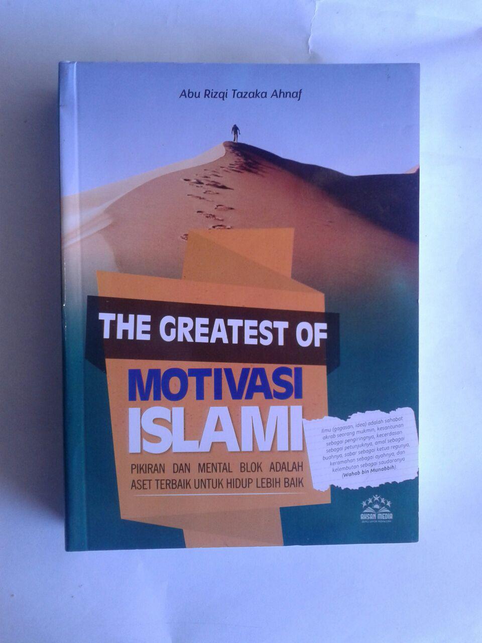 Buku The Greatest Of Motivasi Islam Pikiran Dan Mental Blok cover 3