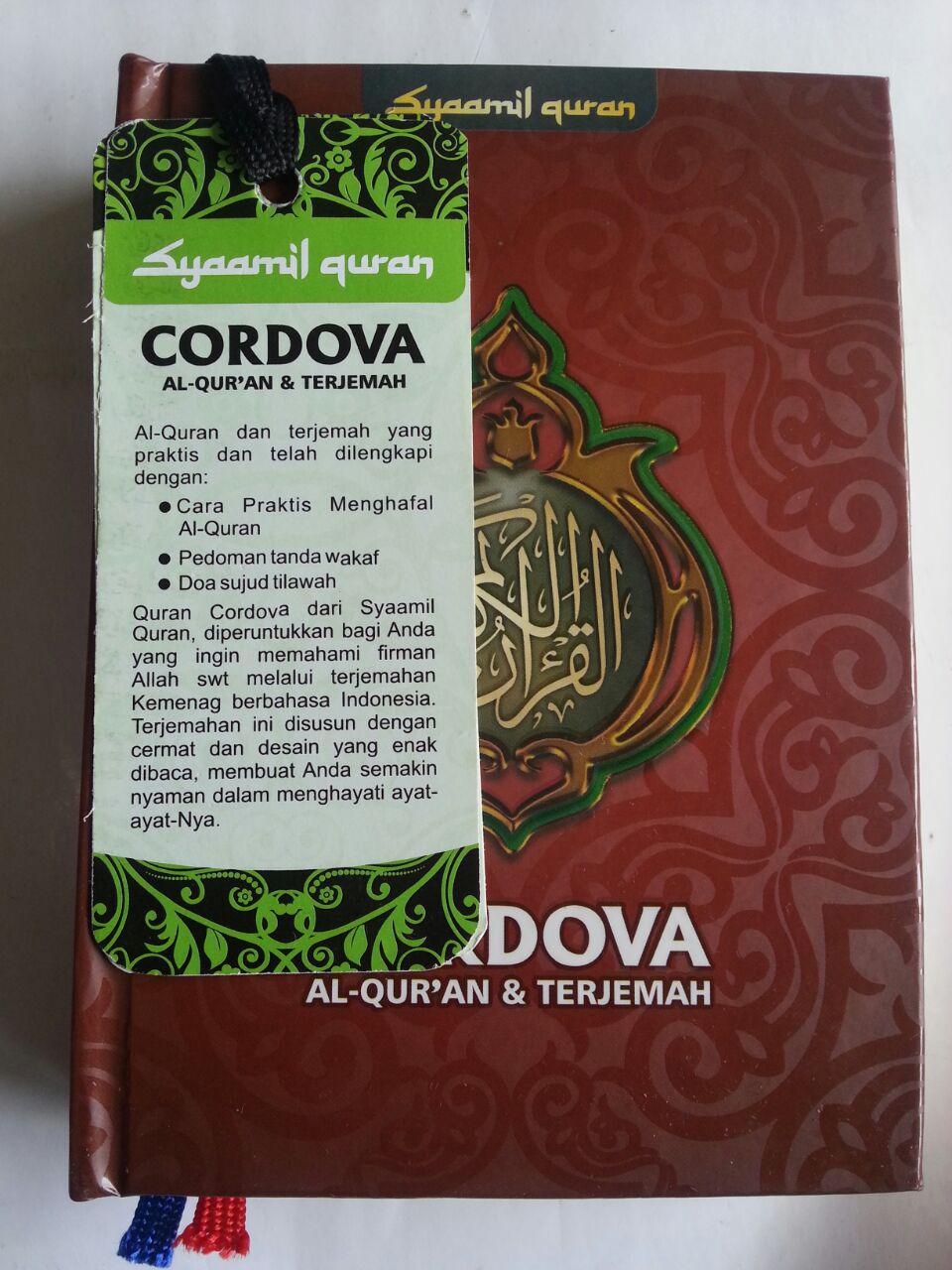 Al-Qur'an Syaamil Terjemah Versi Cordova Ukuran A6 cover 2