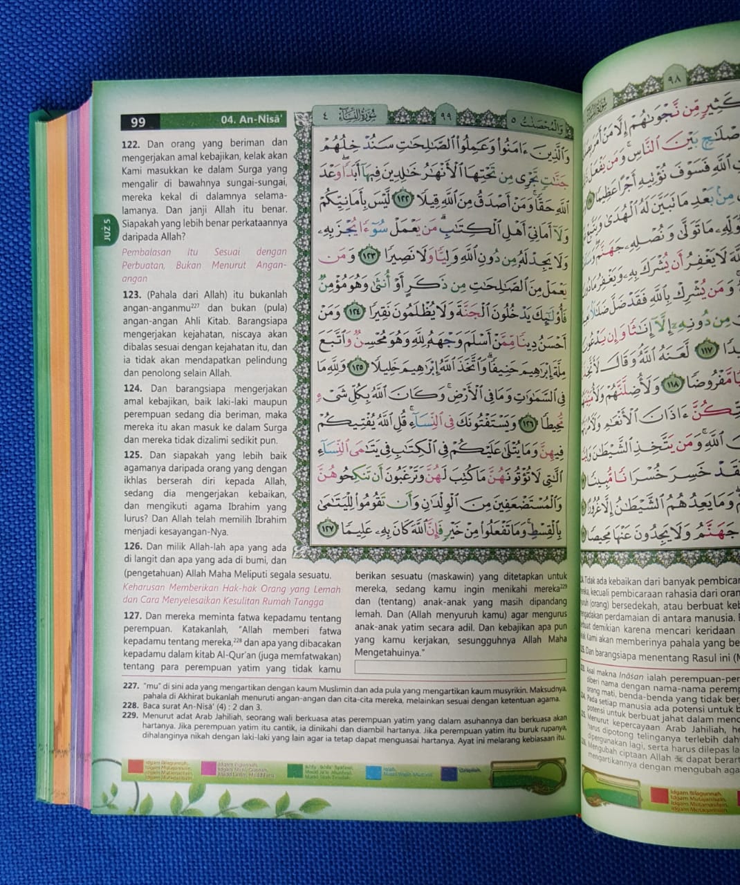 Al-Qur'an-Tajwid-Berwarna-Dan-Terjemah-Ibrahim Ukuran-A5-isi