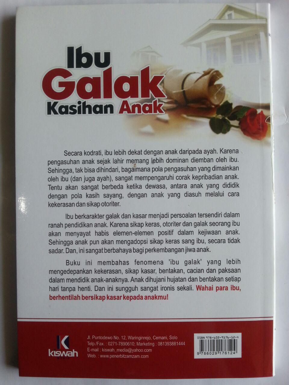 Buku Ibu Galak Kasihan Anak Tips Mendidik Anak Tanpa Kekerasan cover