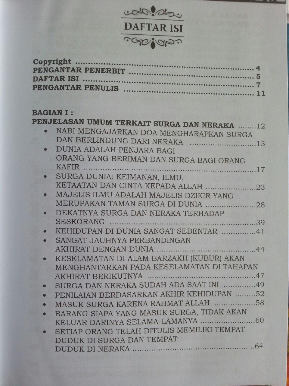Buku Surga Yang Dirindukan Neraka Yang Ditakutkan isi