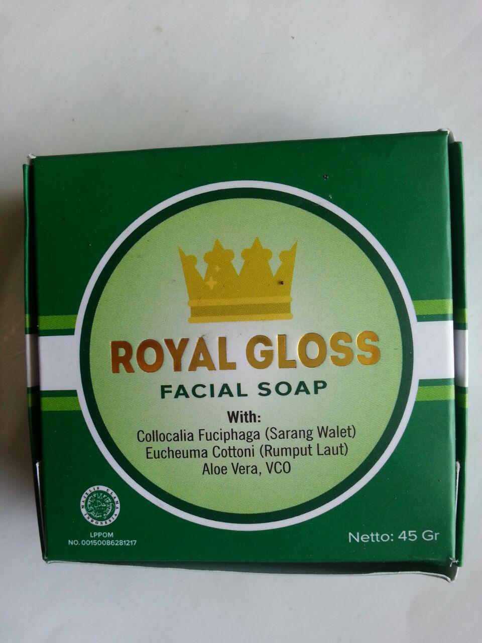 Sabun Wajah Royal Gloss Facial Foam cover