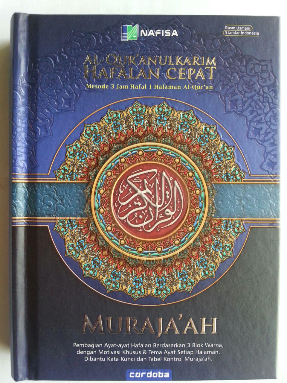 Al-Qur’an Hafalan Muraja'ah Metode 3 jam Hafal 1 Halaman A6 cover