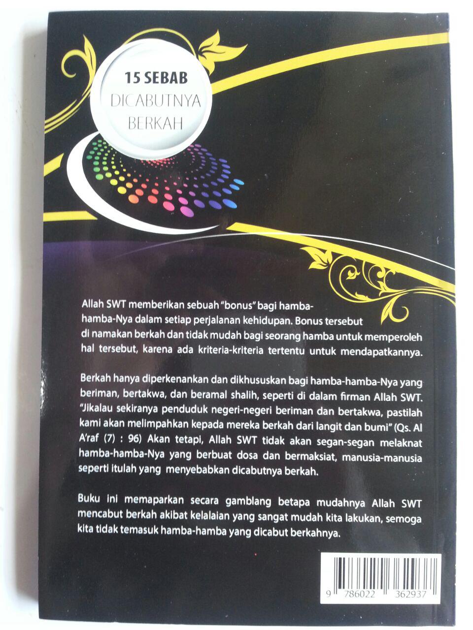 Buku 15 Sebab Dicabutnya Berkah cover