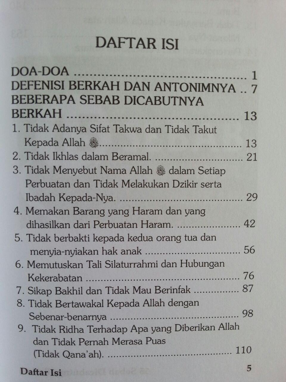 Buku 15 Sebab Dicabutnya Berkah isi 2