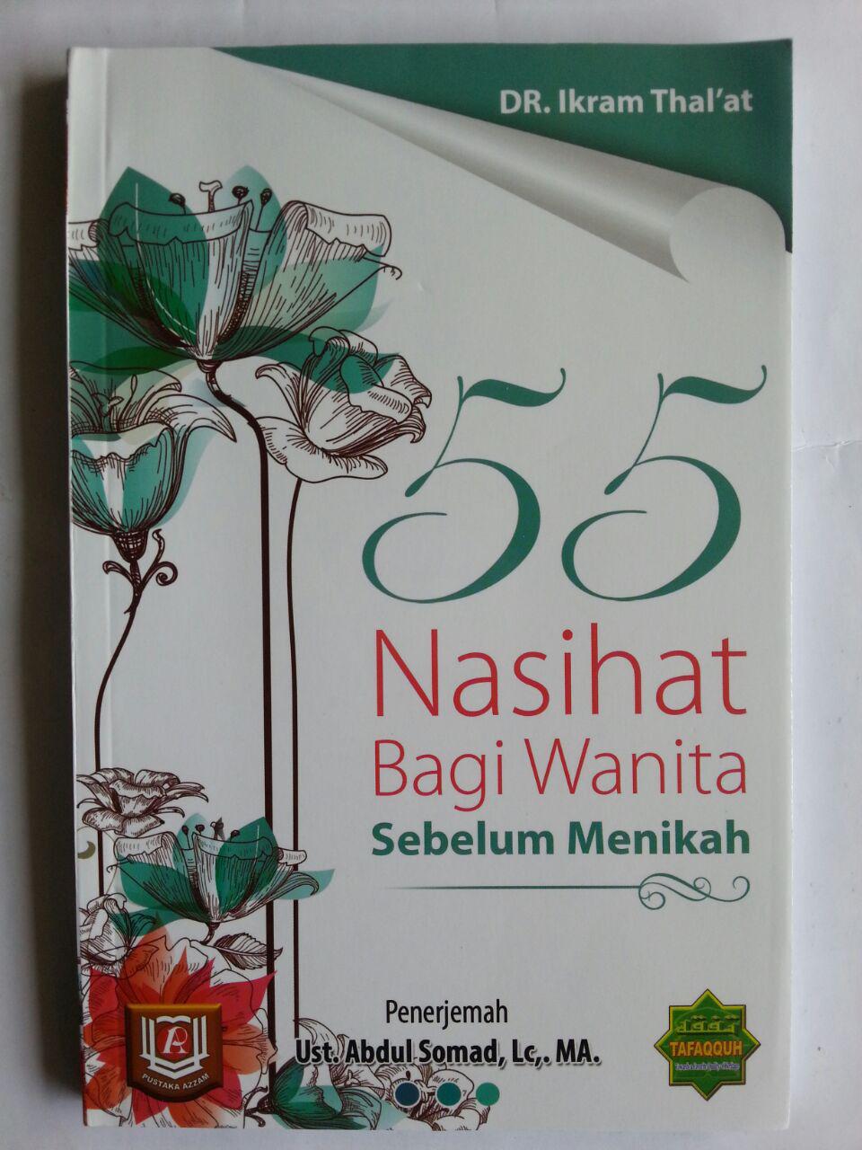 Buku 55 Nasihat Bagi Wanita Sebelum Menikah cover 2