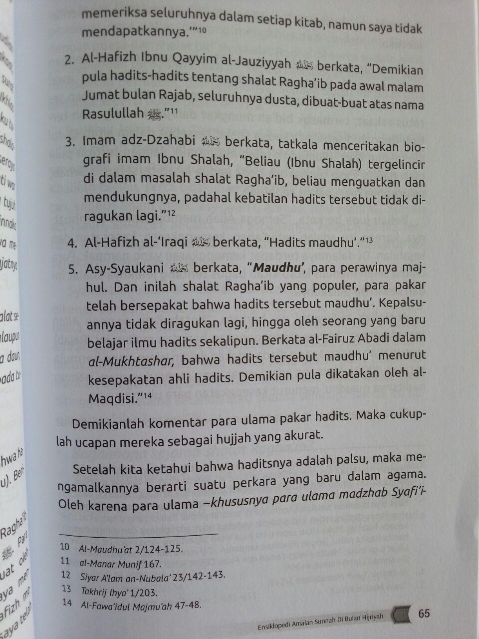 Buku Ensiklopedi Amalan Sunnah Di Bulan Hijriah isi 3