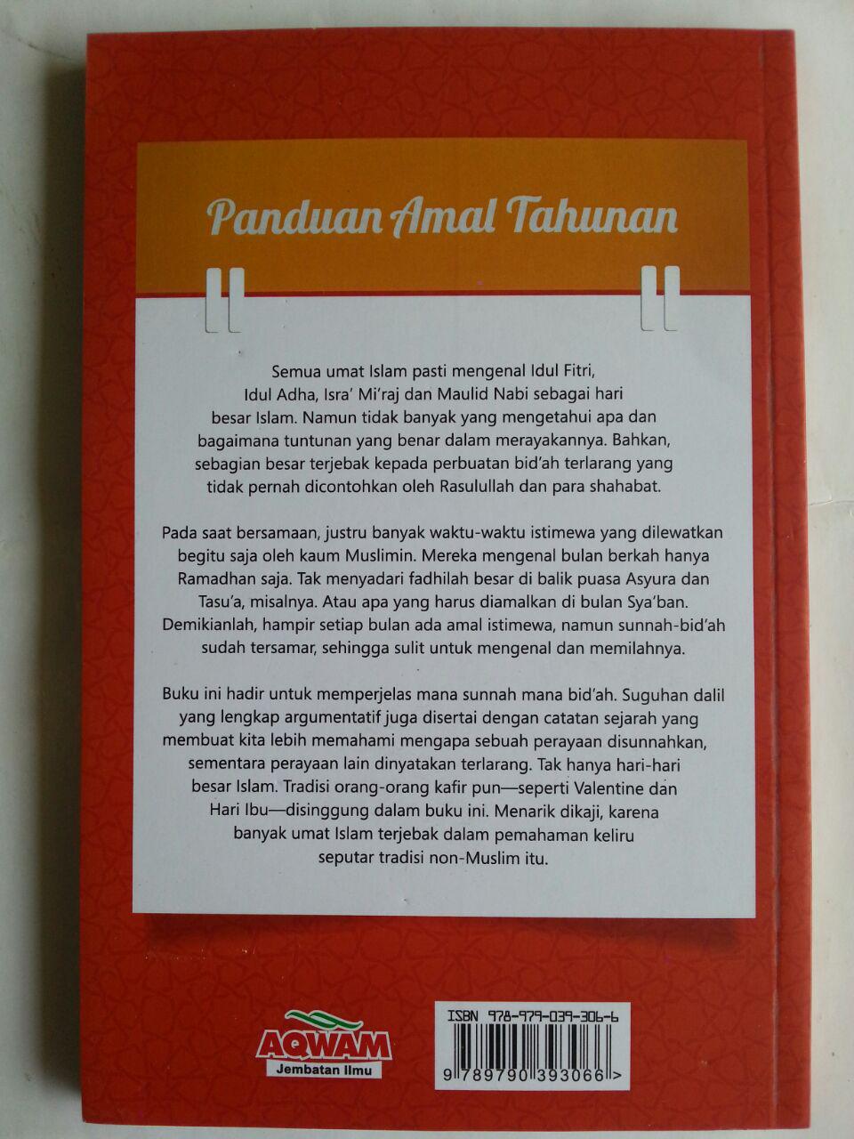 Buku Panduan Amal tahunan Antara Yang Sunnah Dan Bid'ah cover