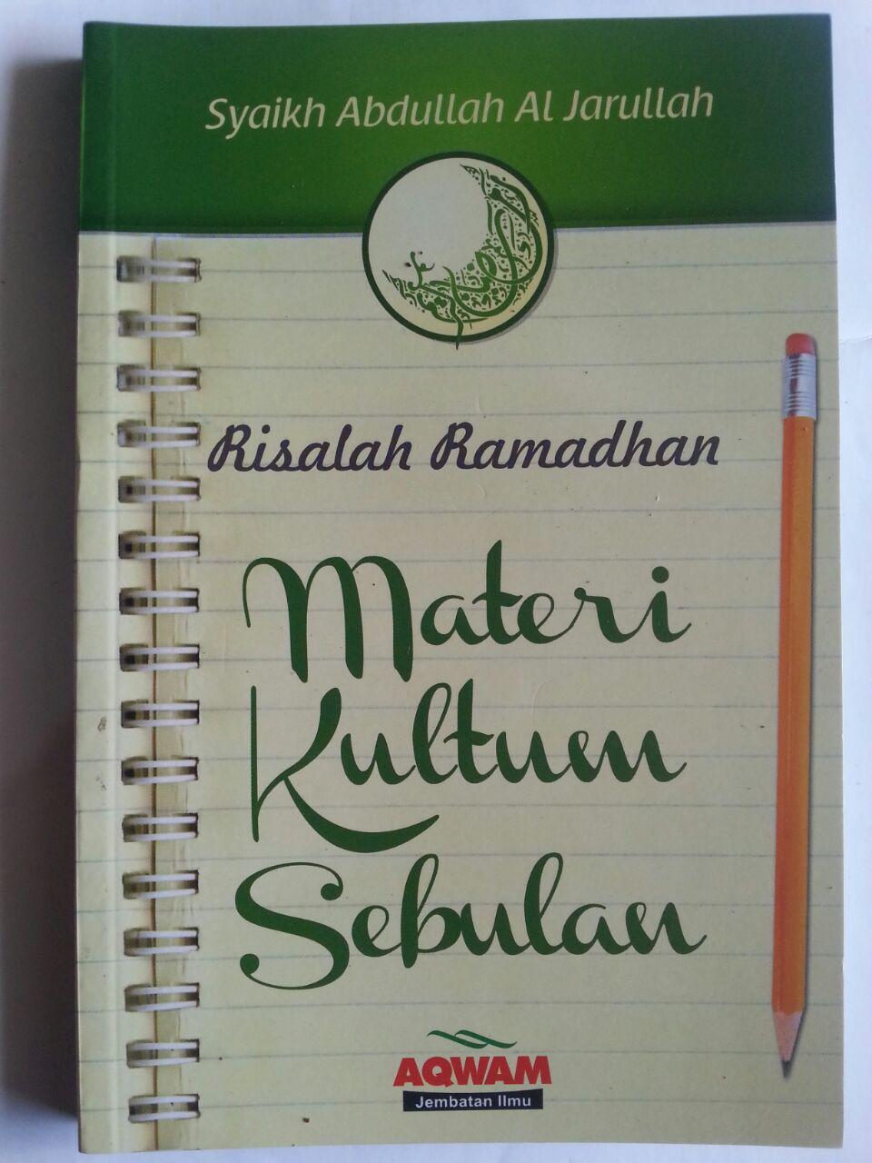 Buku Risalah Ramadhan Materi Kultum Sebulan cover 2