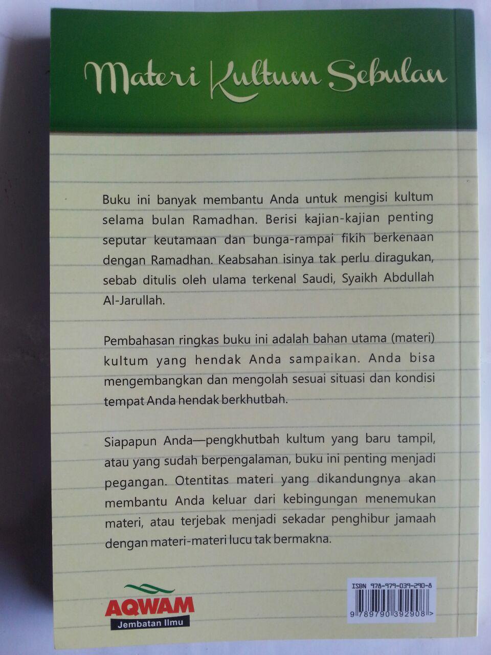 Buku Risalah Ramadhan Materi Kultum Sebulan cover